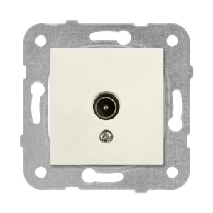 Viko Meridian/ Karre Krem Tv Prizi Dirençsiz (Mek+Düğ/Kap.) Çerçeve Hariç 90967249