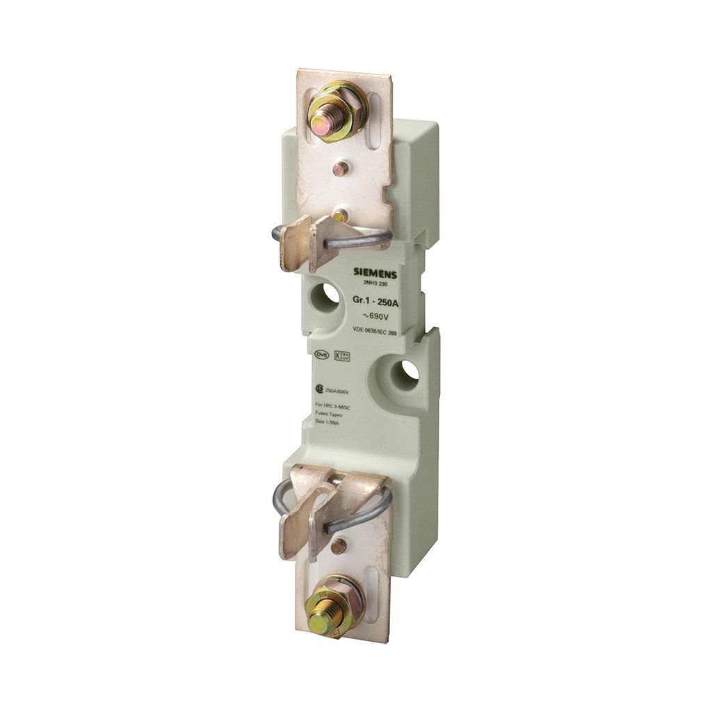 Siemens NH-Bıçaklı Sigorta Altlığı 250 A Monofaze Boy 1 49mm 3NH3230