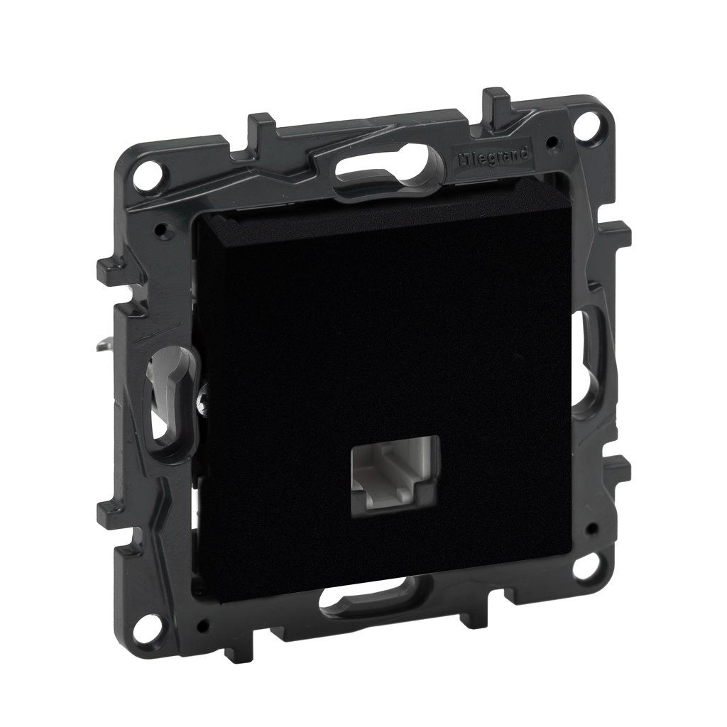 Legrand Raventi Selectıon Siyah Telefon Prizi Rj11 1 Çıkış 768629
