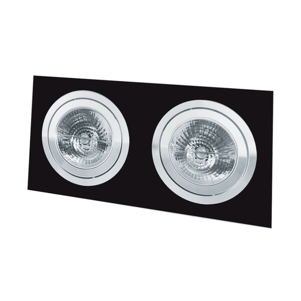 Aklight Elegant Kare 2Li Spot Armatür Kasası AKL-E3012S