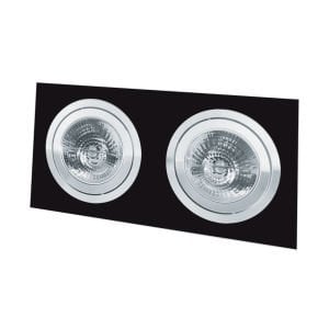 Aklight Elegant Kare 2Li Spot Armatür Kasası AKL-E3012S