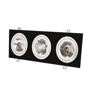 Aklight Elegant Kare 3Lü Spot Armatür Kasası AKL-E3013S