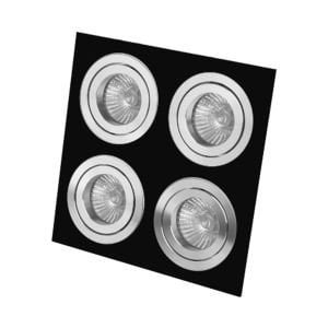 Aklight Elegant Kare 4Lü Spot Armatür Kasası AKL-E3024S