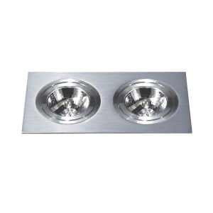 Aklight AR111 Kare 2Li Spot Armatür Kasası AKL-321
