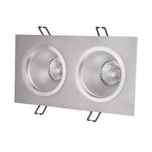 Aklight Elegant Kare 2Li Spot Armatür Kasası AKL-E3032G