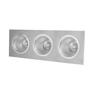 Aklight Elegant Kare 3Lü Spot Armatür Kasası AKL-E3033G