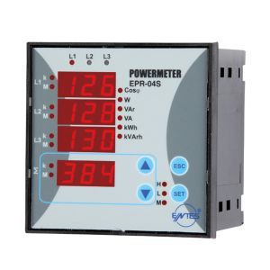 Entes EPR-04S-96 96x96 45-265 Vac/Dc Elektronik Güç Ve Enerji Ölçer M1838