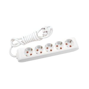 Viko Multi-Let Beyaz Beşli Grup Priz Topraklı Kablolu Çocuk Korumalı 2 Mt 90113502
