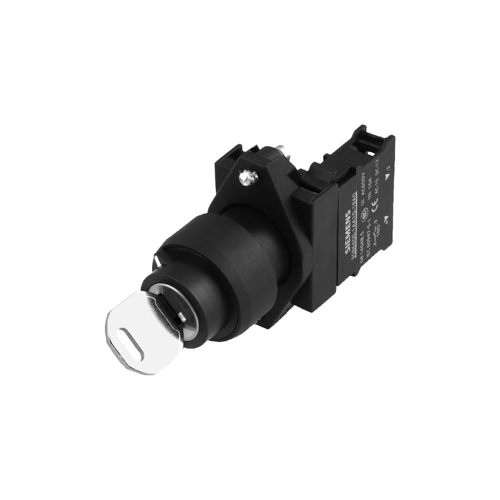 Siemens 3SB6110-3AA24-1MK0 3S6 Plastik Komple İkiz Butonlar Kırmızı-Yeşil İkiz Buton 1No/Nc