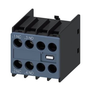 Siemens 3RH2911-1HA11 Yeni Nesil 1No+1Nc Boy S00-S3 Sırıus Kontaktör İçin Yardımcı Kontak