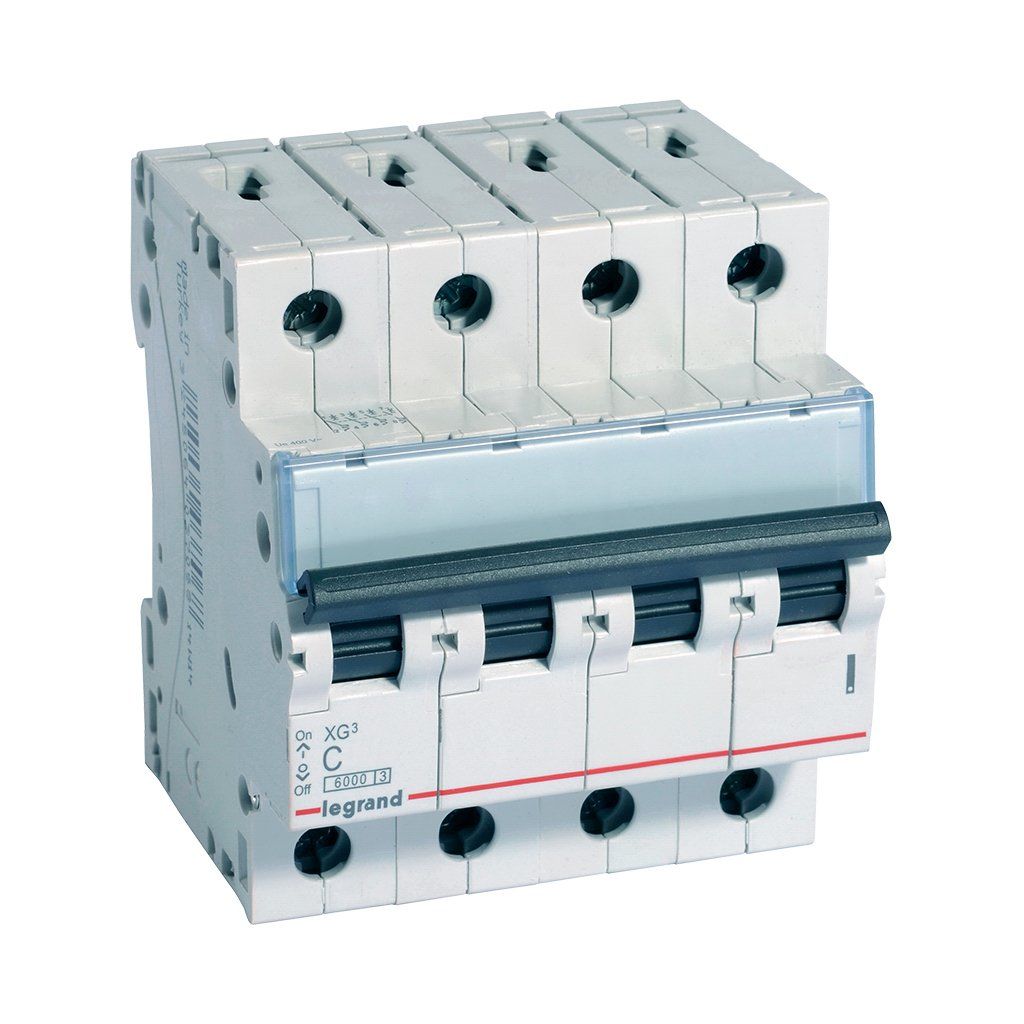 Legrand Otomatik Sigorta XG3 C Tipi 4x6Amper 6Ka 403702