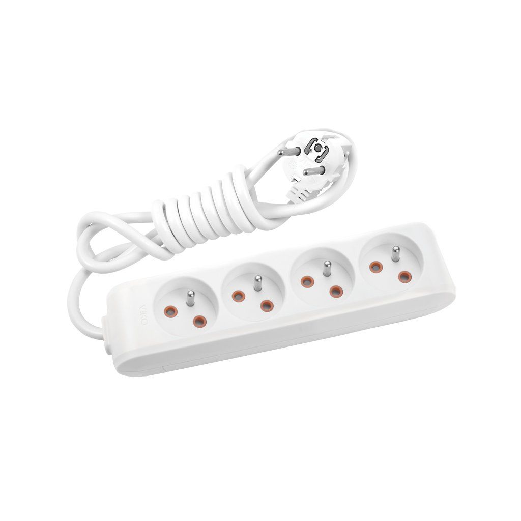 Viko Multi-Let Dörtlü Grup Priz Çocuk Korumalı Ups Kablolu 2 Mt 90110402