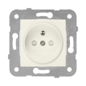 Viko Meridian/ Karre Krem Çocuk Korumalı Ups Topraklı Priz (Mek+Düğ/Kap.) Çerçeve Hariç 90967245