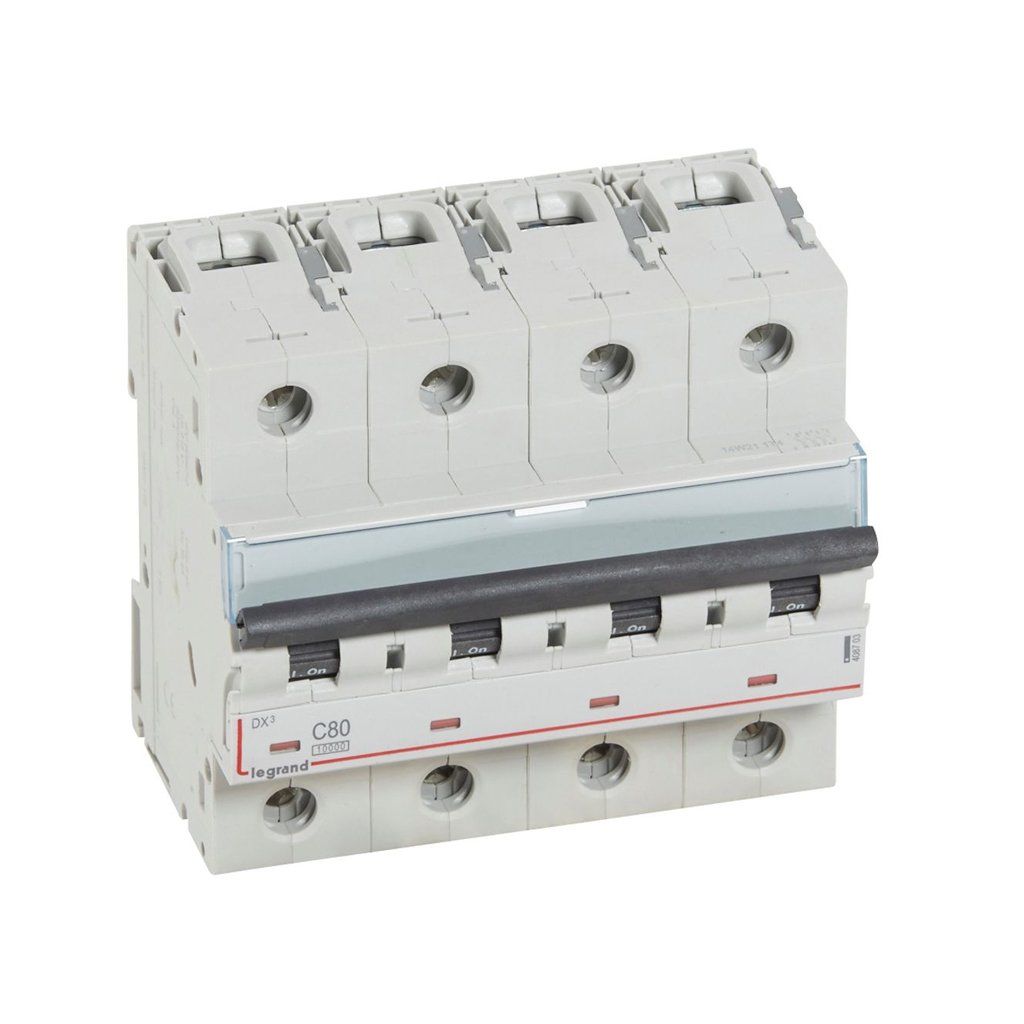 Legrand Otomatik Sigorta DX3 C Tipi 4x80Amper 10Ka 408703