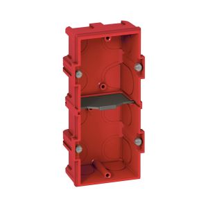Legrand Batibox Örme Duvar İçin Buat İkili 4/5Modül Derinlik:40mm 080142