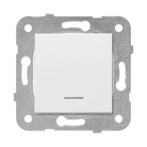 Viko Meridian/ Karre Beyaz Işıklı Anahtar (Mek+Düğ/Kap.) Çerçeve Hariç 90967019