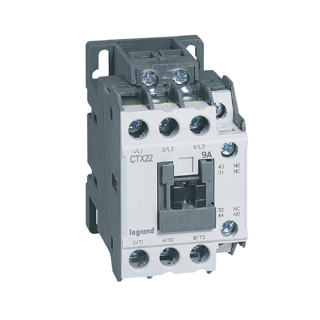 Legrand CTX3 9A Kontaktör 1NA+1NK 24V Dc Bobin Gerilimi 416081
