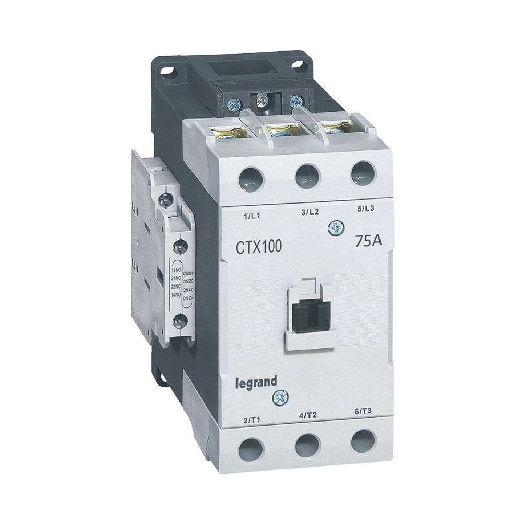 Legrand CTX3 75A Kontaktör 2NA+2NK 24V Dc Bobin Gerilimi 416181