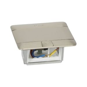 Legrand 3Modül Donalabilir Masa Veya Döşeme Altı Buat Satine Çelik054020