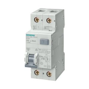 Siemens 5SU1353-1KK40 Kaçak Akım Koruma Monofaze C Tipi 4.5Ka/30Ma/40Amp