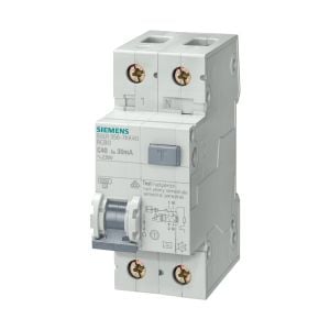 Siemens 5SU1353-1KK20 Kaçak Akım Koruma Monofaze C Tipi 4.5Ka/30Ma/20Amp