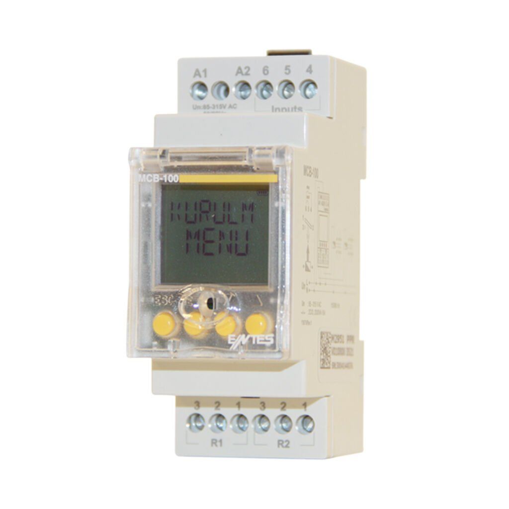 Entes MCB-101 10/30V Ac/Dc 7 Fonksiyonlu Zaman Rölesi M3308