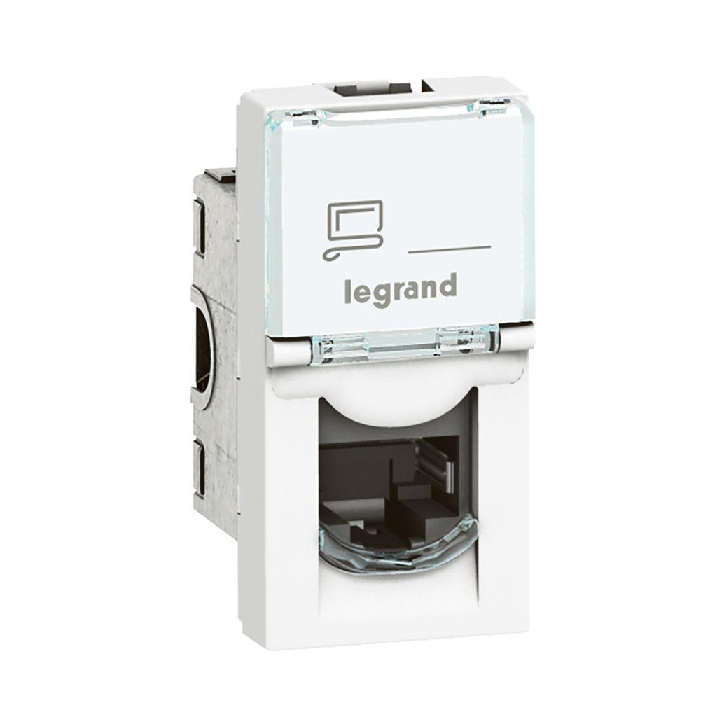Legrand Armada Beyaz Lcs2 Rj45 Cat6 Priz Utp - 1Modül Antimikrobiyel 076581