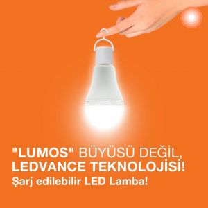 Ledvance LCLA60 Rech 8W/827 230V E27 Şarjlı Ampul 4099854102417