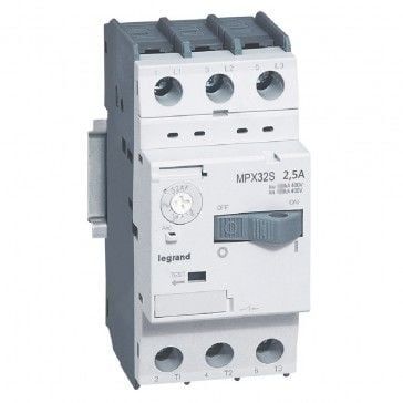 Legrand Mpx3 32S Motor Koruma Şalteri Termik Ve Manyetik Korumalı 2.5A 100Ka 417306