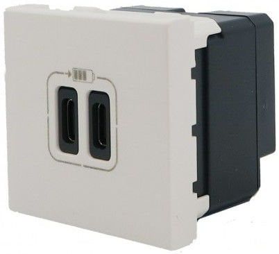 Legrand İkili Usb Priz Telefon Şarjı İçin 5V 3A C+C Tipi 077590