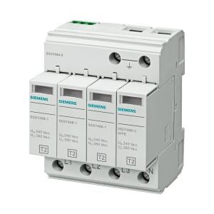 Siemens 5SD7464-0 Alçak Gerilim İçin 4 Kutuplu 20A Tt Ve Tn-S Sistemleri İçin 3+1 Devreli