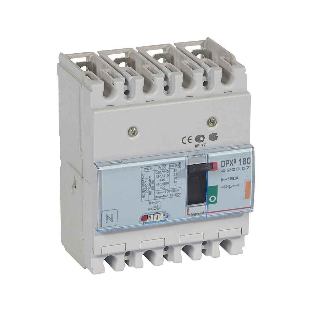 Legrand DPX3 Standart Tip 4x160Amper Kompakt Şalter 25Ka 420057