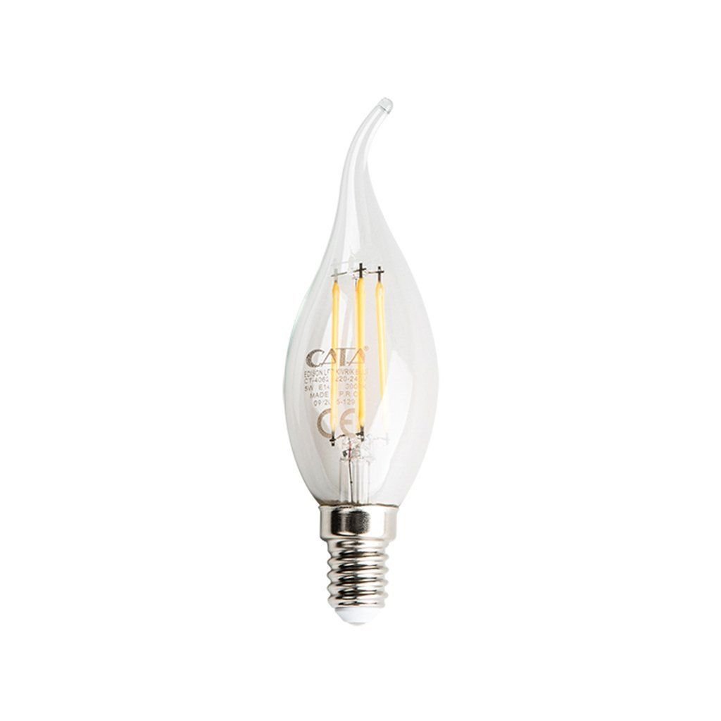 Cata 4w Led Filament Kıvrık Buji Ampul Günışığı Ct-4062G