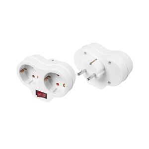 Viko İkili Anahtarlı Topraklı Fiş-Priz 90301803