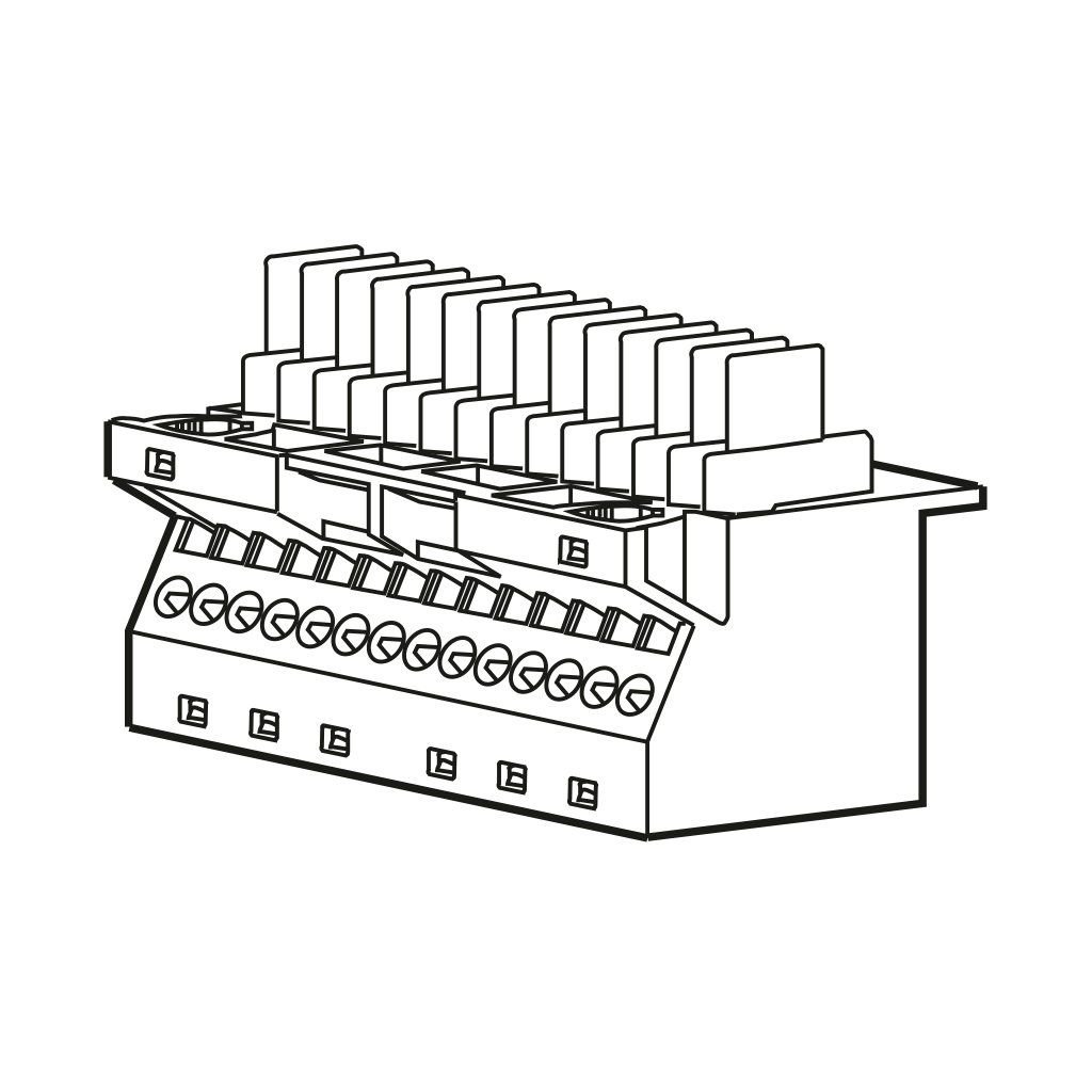 Siemens 3WA9111-0AB01 Sabit Ve Çekmeceli Şalteri Çin Kumanda Devresi Priz (X5,X8,X9)