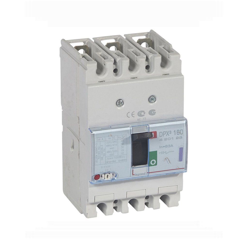 Legrand DPX3 Standart Tip 3x63Amper Kompakt Şalter 50Ka 420123
