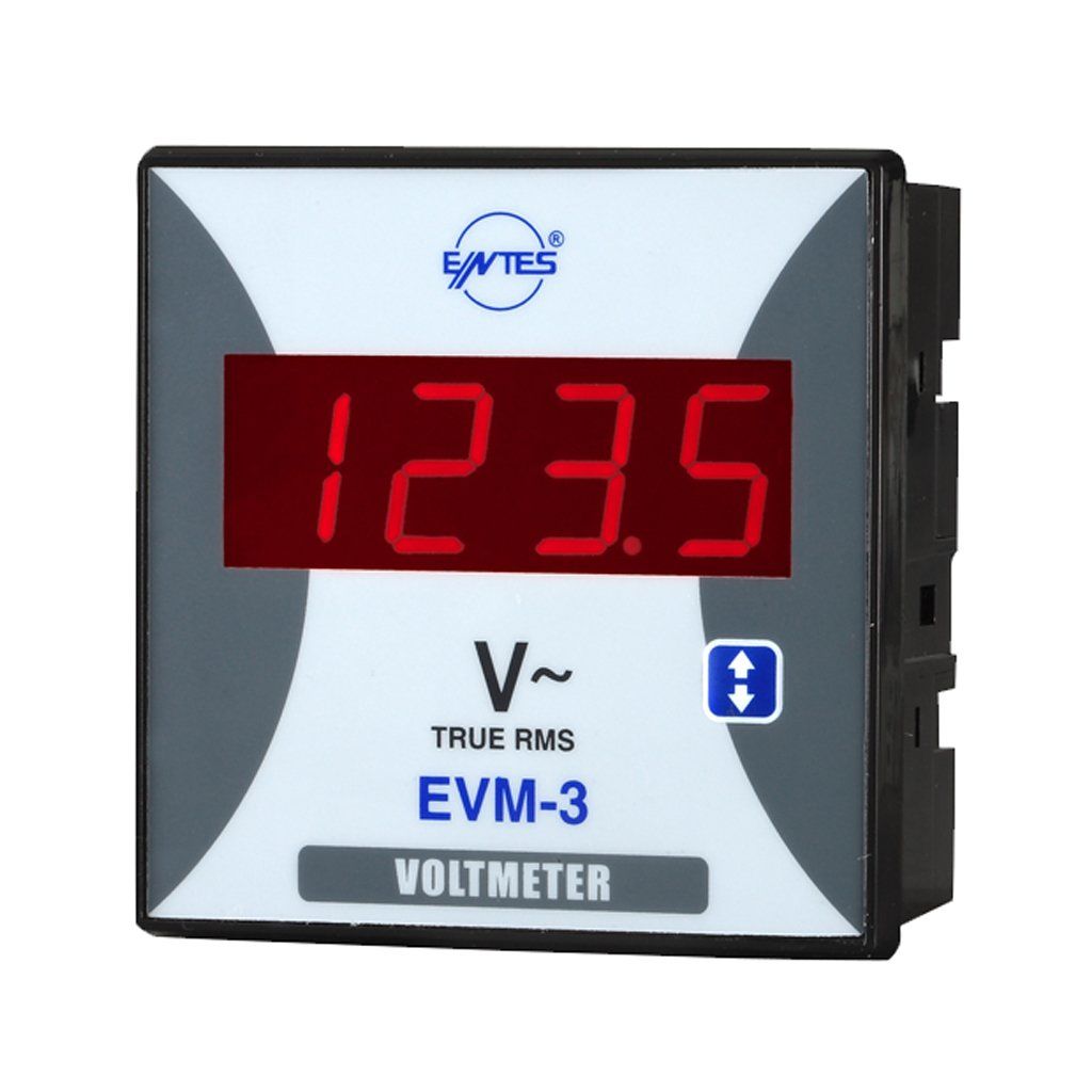 Entes EVM-3-96 96x96 220Vac T/İ Elektronik Voltmetre M0021
