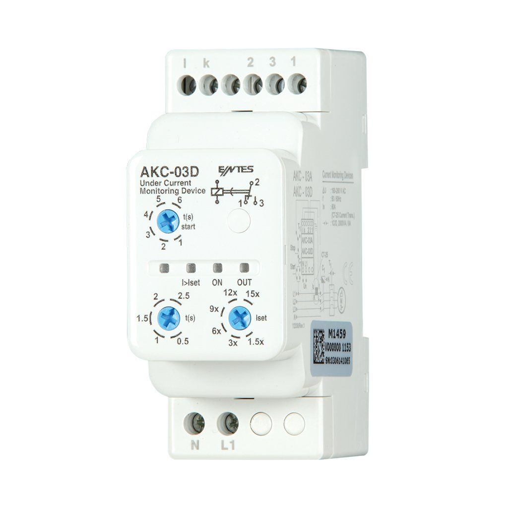 Entes AKC-03A Pk28 220Vac T/İ Akım Koruma Rolesi M1458
