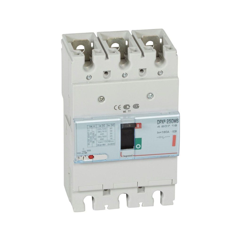 Legrand Dpx3 250 Sadece Manyetik Korumalı Şalter 36Ka 160A 3 Kutup 420719