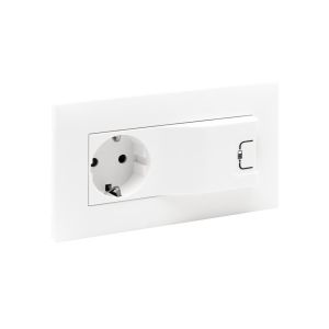 Legrand Raventi Beyaz 1 Usb Şarj+2P+Topraklı Priz 1000Ma 768195