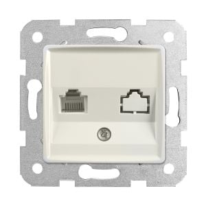 Viko Rollina/ Linnera Krem Nümeris Telefon Prizi (Rj11) (Mek+Düğ/Kap.) Çerçeve Hariç 90441013