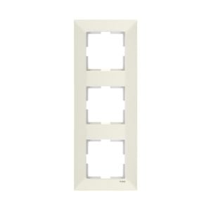Viko Meridian Krem Üçlü Dikey Çerçeve 90979033