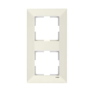 Viko Meridian Krem İkili Dikey Çerçeve 90979032