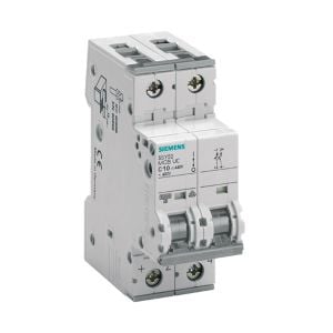 Siemens 5SY5225-7 2Fazlı C Tipi 10Ka/25Amp Anahtarlı Otomatik Sigorta