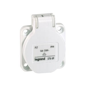 Legrand P17 Tempra Pano Tipi Priz 230V-250V 16A Beyaz 057669