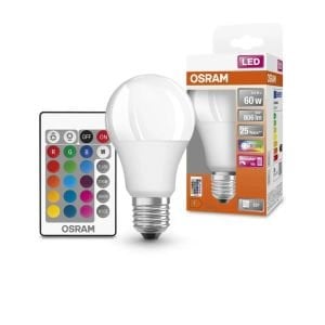 Osram Led Base Rgb Remote Class Uzaktan Kumandalı Led Ampul A60 Dim 9,4W/865 E27 4099854077524