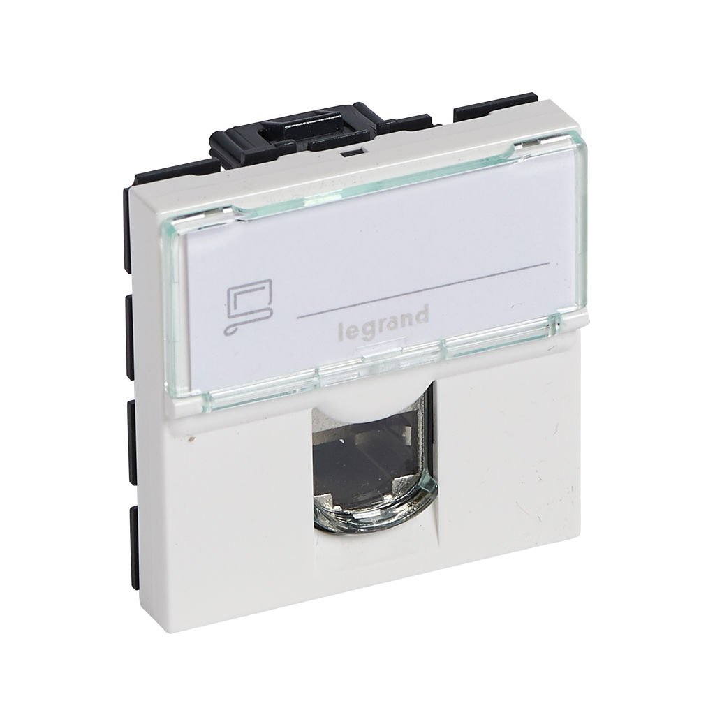 Legrand Sistem Armada Rj45 Cat6A Utp Priz 2 Modül Beyaz 076574