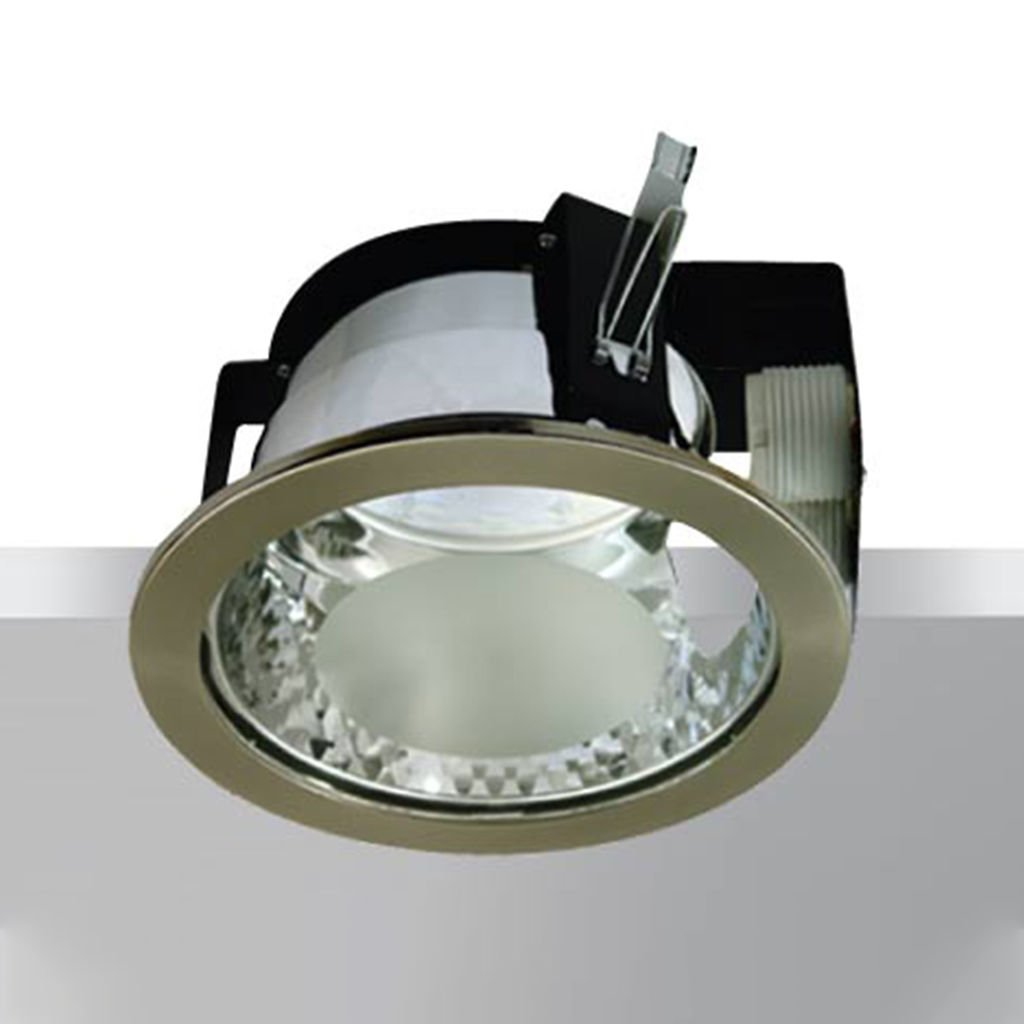 Aklıght 2X18 6 Inç Camlı Saten Downlıght Armatür E27