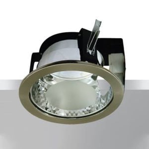 Aklıght 2X18 6 Inç Camlı Saten Downlıght Armatür E27