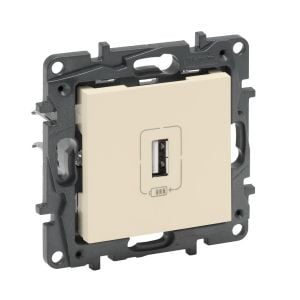 Legrand Raventi Krem Tekli Usb Şarj Prizi 1100 Ma 768497